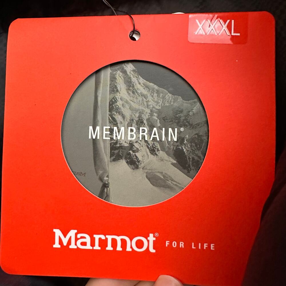 Marmot Yukon Parka Black Puffer Coat Goose Down Classic Coat Men's XXXL NEW* - Picture 7 of 13